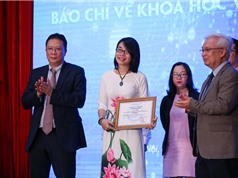 Công bố Giải thưởng báo chí về KH&CN năm 2020