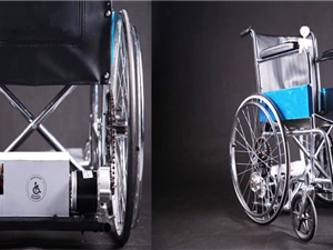 Thiết bị chuyển đổi xe lăn tay thành xe lăn điện