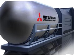 Mitsubishi phát triển lò phản ứng hạt nhân gắn trên xe tải 
