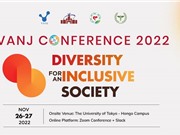 Hội thảo khoa học VANJ 2022: Đa dạng hóa vì một xã hội hoà nhập