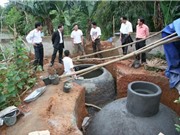 Đầu ra cho khí biogas: Trang trại chờ nối lưới điện