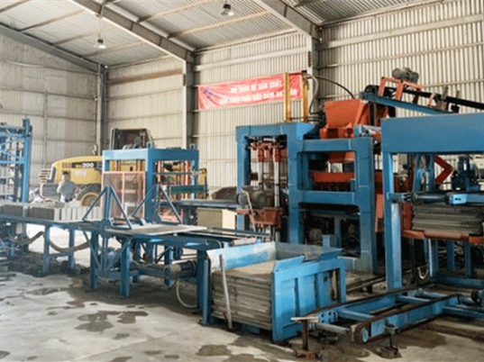 Máy ép gạch không nung công suất 100 nghìn viên/ca