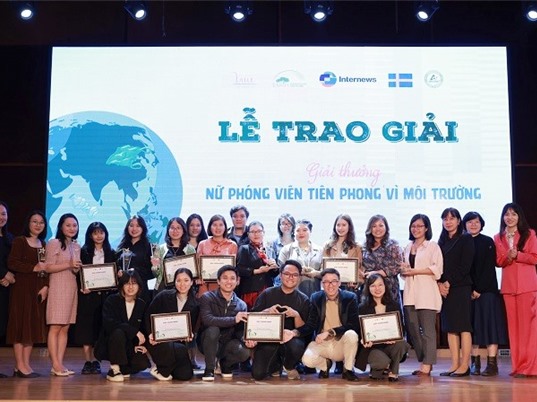 Giải "Nữ phóng viên tiên phong vì môi trường": Báo Khoa học & Phát triển giành 2 giải chính