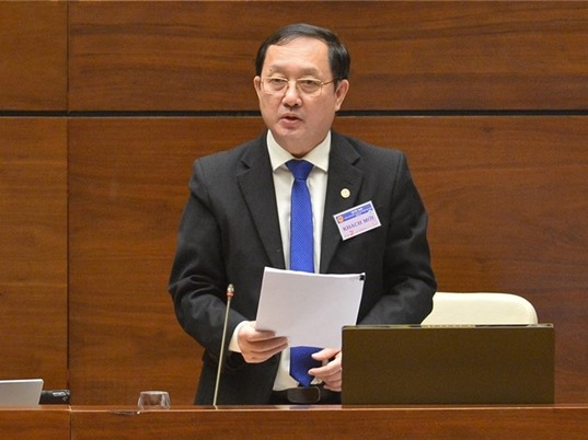 Bộ trưởng Bộ KH&CN Huỳnh Thành Đạt trả lời chất vấn của các đại biểu Quốc hội