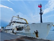 Tàu “Viện sĩ Oparin” thu gần 4.000 mẫu sinh vật từ biển Việt Nam trong chuyến khảo sát thứ 8 