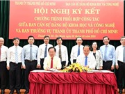 Bộ KH&CN - TPHCM phối hợp áp dụng thí điểm một số mô hình, cơ chế, chính sách hỗ trợ và thúc đẩy