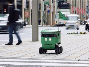 Robot tự hành Uber Eats bắt đầu giao đồ ăn ở Tokyo