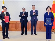 Việt Nam - Hàn Quốc ký biên bản ghi nhớ tăng cường thúc đẩy khởi nghiệp ĐMST