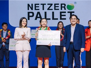 Startup Wheel 2024: Sản phẩm pallet từ xơ dừa đoạt giải quán quân 