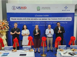 Khánh thành trạm hoán đổi pin xe điện hai bánh đầu tiên tại Đà Nẵng