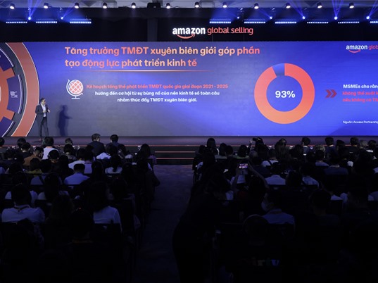 Giai đoạn 2019-2023: Số doanh nghiệp Việt Nam đạt doanh số triệu USD trên Amazon tăng 10 lần