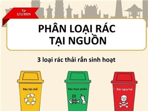 [Infographic] Hướng dẫn phân loại rác tại nguồn