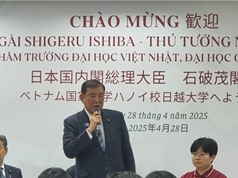 Thủ tướng Nhật Bản thăm Trường Đại học Việt Nhật