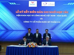 VKIST hợp tác với doanh nghiệp nghiên cứu nguyên liệu mỹ phẩm, thực phẩm hỗ trợ từ cám gạo ST25