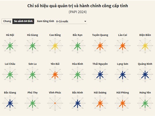 [Infographic] Hiệu quả quản trị công cấp tỉnh: Còn nhiều dư địa để nâng cao