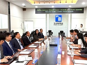 Trường ĐH Thủy lợi ký kết hợp tác với ĐH Chosun