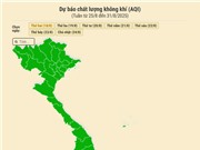 [Infographic] Dự báo chất lượng không khí trên cả nước - tuần từ 25/8 đến 31/8/2025