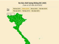 [Infographic] Dự báo chất lượng không khí trên cả nước - tuần từ 22/9 đến 28/9/2025
