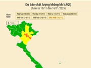 [Infographic] Dự báo chất lượng không khí trên cả nước - tuần từ 10/11 đến 16/11/2025