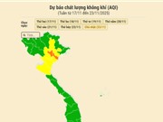 [Infographic] Dự báo chất lượng không khí trên cả nước - tuần từ 17/11 đến 23/11/2025